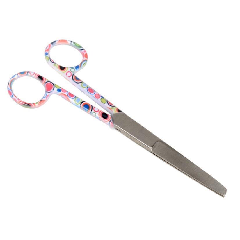 Nůžky rovné hrotnato-tupé 14 cm - bubliny