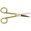 Nůžky rovné hrotnato-tupé 14 cm - leopard
