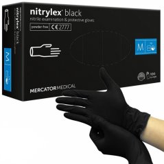 NITRYLEX Black - nitrilové rukavice černé 100 ks