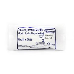 Obinadlo hydrofilní sterilní 6 cm x 5 m