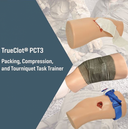 TrueClot PCT3 - trenažér na turniket a pakování rány