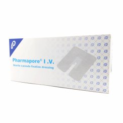 Pharmapore I.V. - krytí s výřezem 6 cm x 7 cm (100 ks)