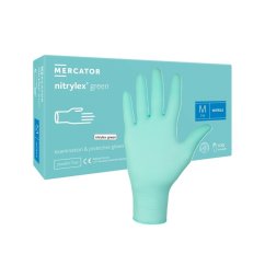 Mercator Nitrylex GREEN  - 100 ks -  nitrylové vyšetřovací rukavice