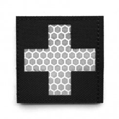 Reflexní nášivka Velcro Medic Cross 5 cm