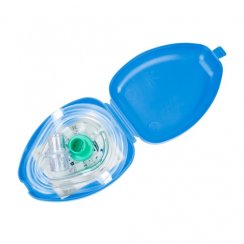 Kapesní resuscitační maska HERZmed Blue