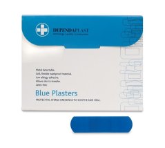 Dependaplast modré náplasti - sada 100 ks (exp. 07/2026)
