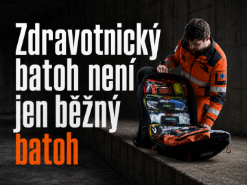 Zdravotnický batoh není jen běžný batoh s lékárničkou