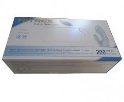 Nitrex Extra Sensitive 200 ks vel.M - nitrilové rukavice (exp.04/2023)