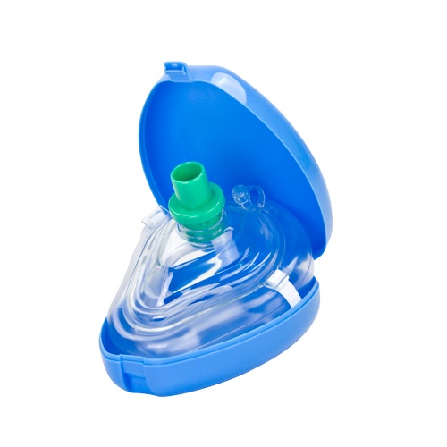 Kapesní resuscitační maska HERZmed Blue