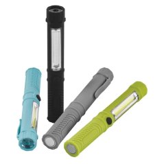 COB LED + LED ruční svítilna