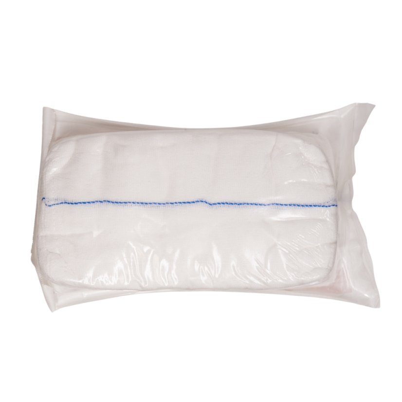 Břišní rouška SERVI lux 8-vrstvá  S 45 cm x 45 cm (balení po 5 ks)
