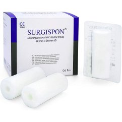 SURGISPON Tampony 80 x 30 mm