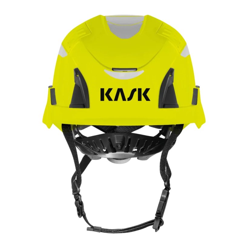 KASK QUANTUM CABRIO GEN2 - Barva: YELLOW FLUO/RED (žlutá fluorescenční/červená)