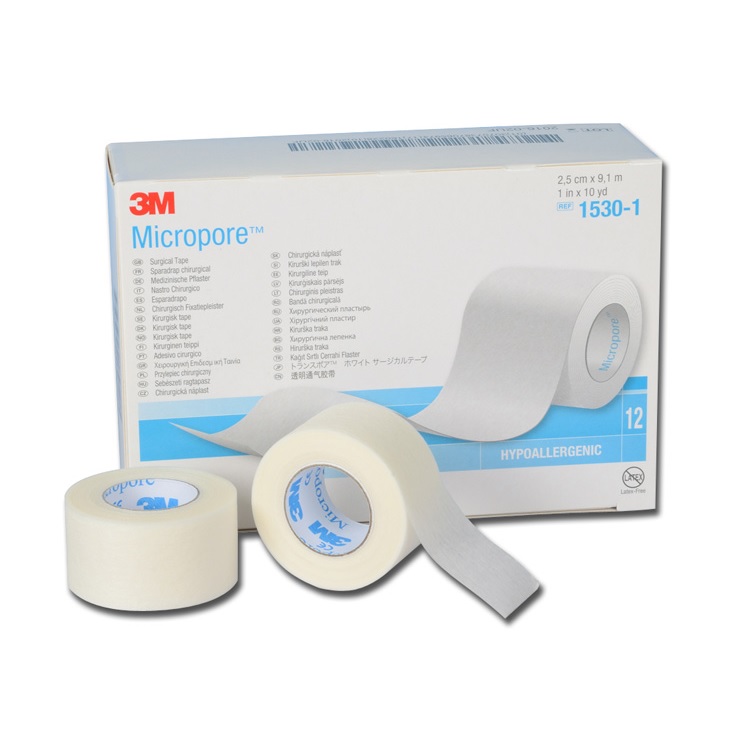 Micropore 3M - náplast cívková papírová - Rozměry: 5 cm x 9,1 m