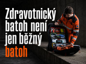Zdravotnický batoh není jen běžný batoh s lékárničkou