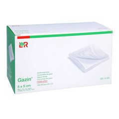 Gazin sterilní 5 cm x 5 cm (50 obálek á 2 ks)