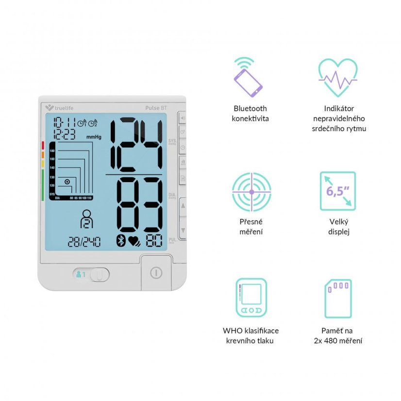 Tlakoměr Truelife Pulse BT