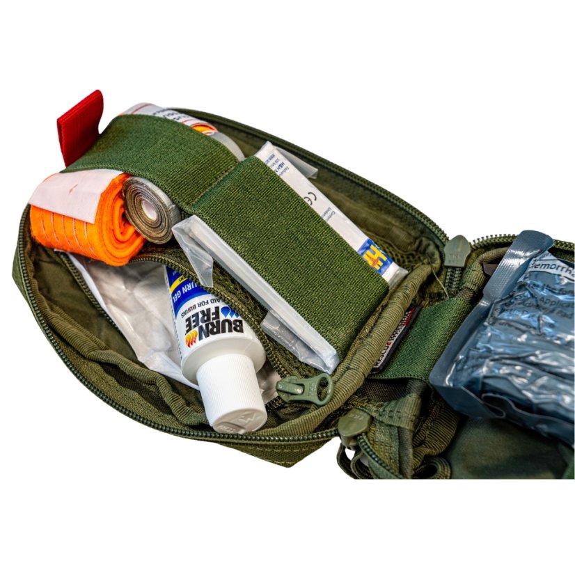MotoIFAK MAX - pouzdro na motorku s náplní - Barva: OD GREEN (vojenská zelená)