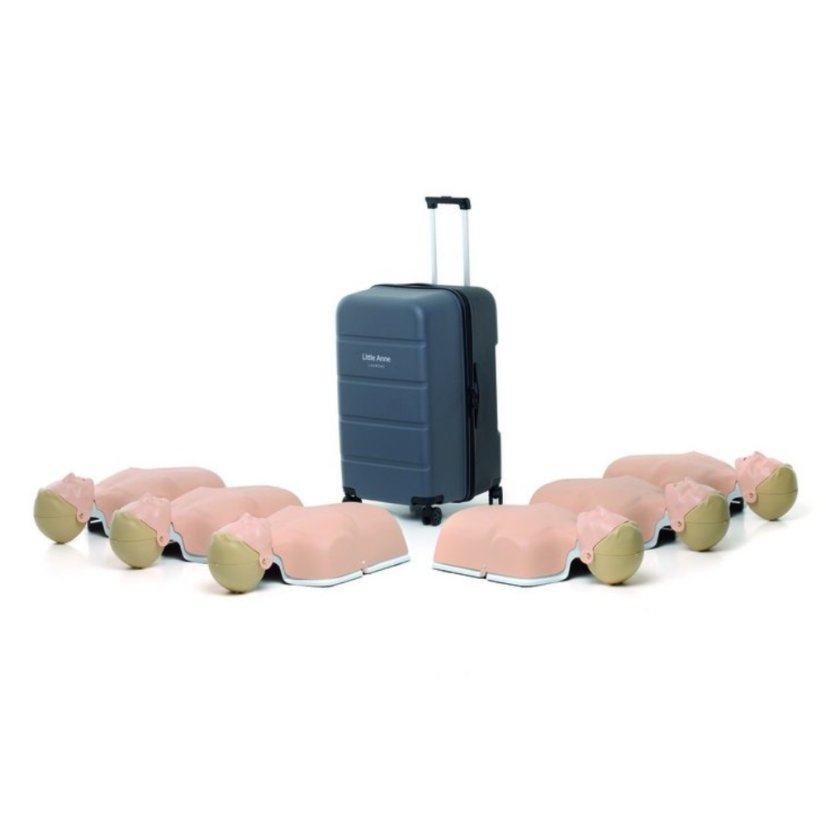 Little Anne stackable 6 ks -  stohovatelná sada resuscitačních figurín