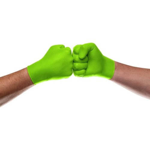 MERCATOR GoGrip Green - nitrilové zesílené rukavice