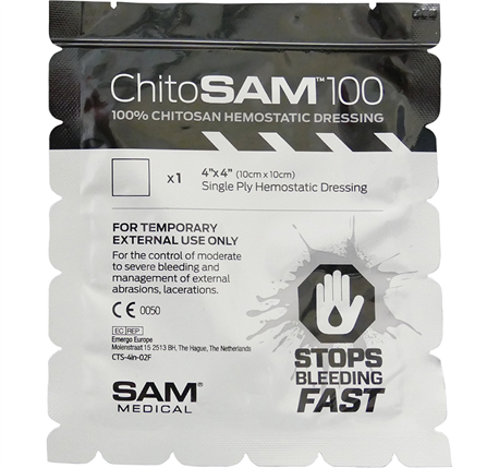 ChitoSAM 100 hemostatické krytí 10x10