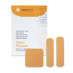 Dependaplast Fabric  - 10 ks náplastí v psaníčku