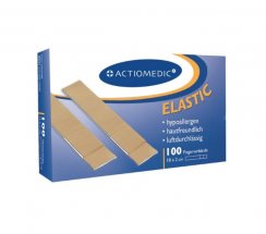 ACTIOMEDIC ELASTIC LONG - elastická náplast 18 cm (100 ks)