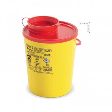 Biohazard - infekční odpad - Barva - YELLOW (žlutá)