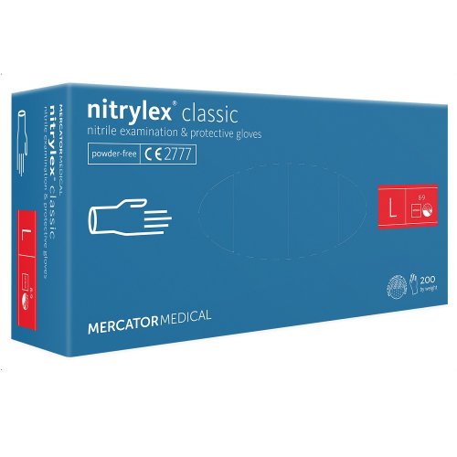 NITRYLEX Classic Blue - nitrilové rukavice 200 ks