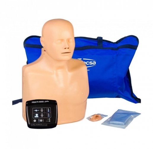 PRACTI-MAN PLUS - resuscitační figurína 2v1 (dospělý a dítě)  s vyhodnocováním