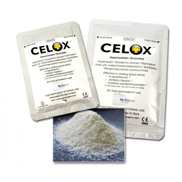 CELOX 15 g - hemostatické granule