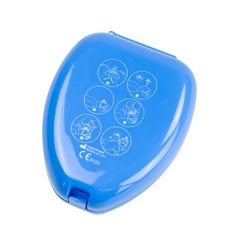 Kapesní resuscitační maska HERZmed Blue