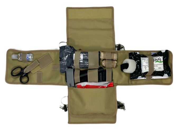 BexaCAR - IFAK do auta (head rest) - Farba: COYOTE BROWN (coyote hnedá)