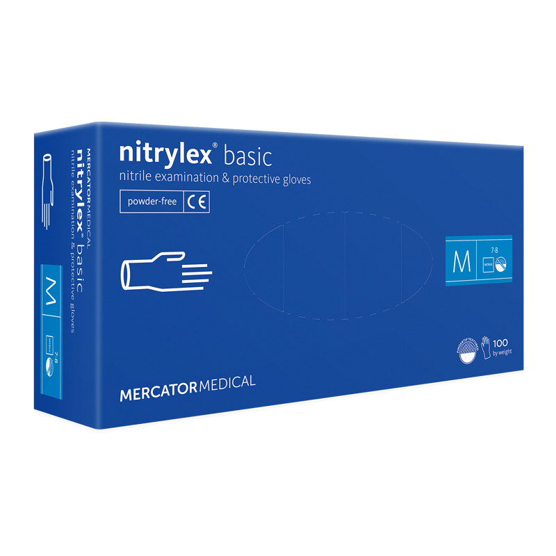NITRYLEX Basic modré - nitrilové rukavice 100 ks