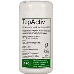 TOPactiv wipes desinfekční ubrousky