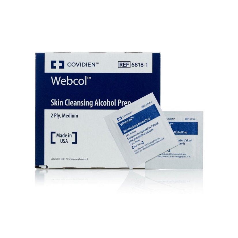 WEBCOL - dezinfekční tampony 200 ks WEBCOL - dezinfekční tampony 200 ks