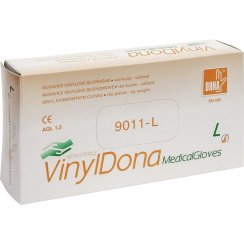 Rukavice vinylové DONA 200 ks expirované vel. S