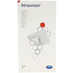 Atrauman AG 10 x 10 cm 10 ks mastné sterilní krytí se stříbrem