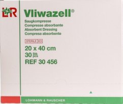 VLIWAZELL– sterilní komprese 20x40 cm 30 ks