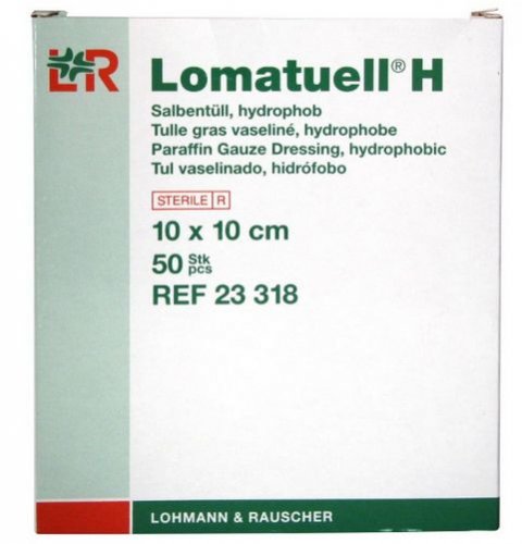 Lomatuell H 10 x 10 cm / 1 ks mastný tyl