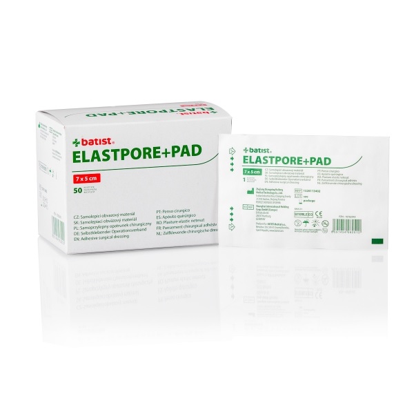 ELASTPORE+PAD - sterilní krytí na rány - Rozměry: 10 cm x 10 cm