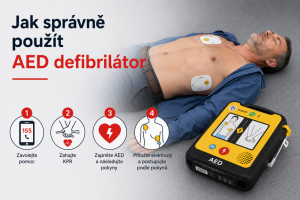 Jak správně používat defibrilátor (AED)