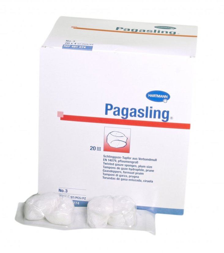 Tampon stáčený Pagasling sterilní 100 ks