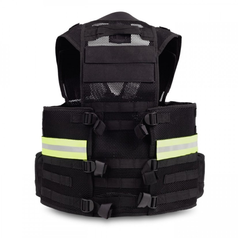 E-VEST'S - záchranářská vesta (přišité přední kapsy) - Velikost: S/M červená