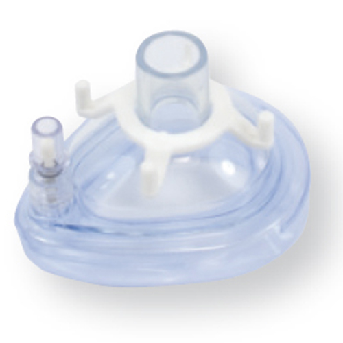 Anesteziologická a resuscitační maska PVC - Velikost: Velikost 5