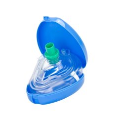 Kapesní resuscitační maska HERZmed Blue