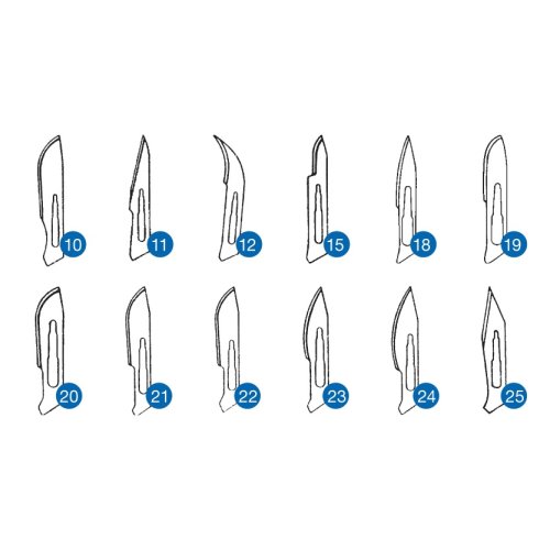 Čepelka skalpelová 100 ks