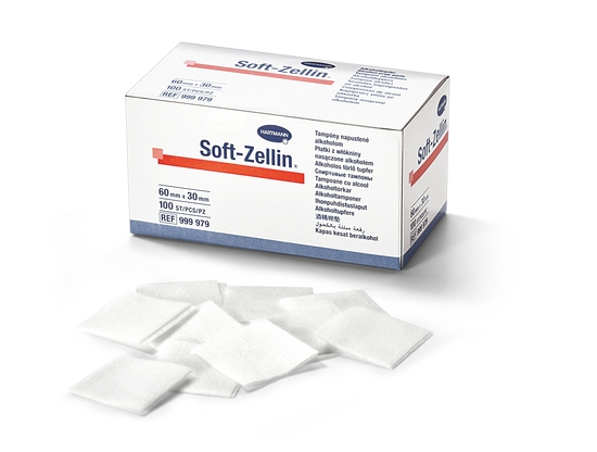Soft-Zellin 100x tampon s dezinfekcí