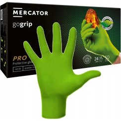 MERCATOR GoGrip Green - nitrilové zesílené rukavice