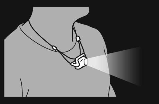 Čelová svítilna Petzl Bindi - Barva: BLUE (modrá)